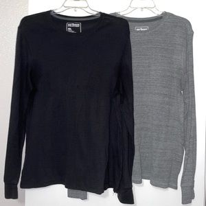 2 Men’s Urban Pipeline XXL long sleeve (black, grey)